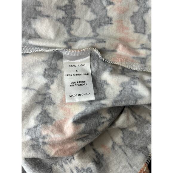 Tart Womens Cotton Boho Flowy Pullover Strapless Long Maxi Dress Tie Dye Sz L - Picture 10 of 10